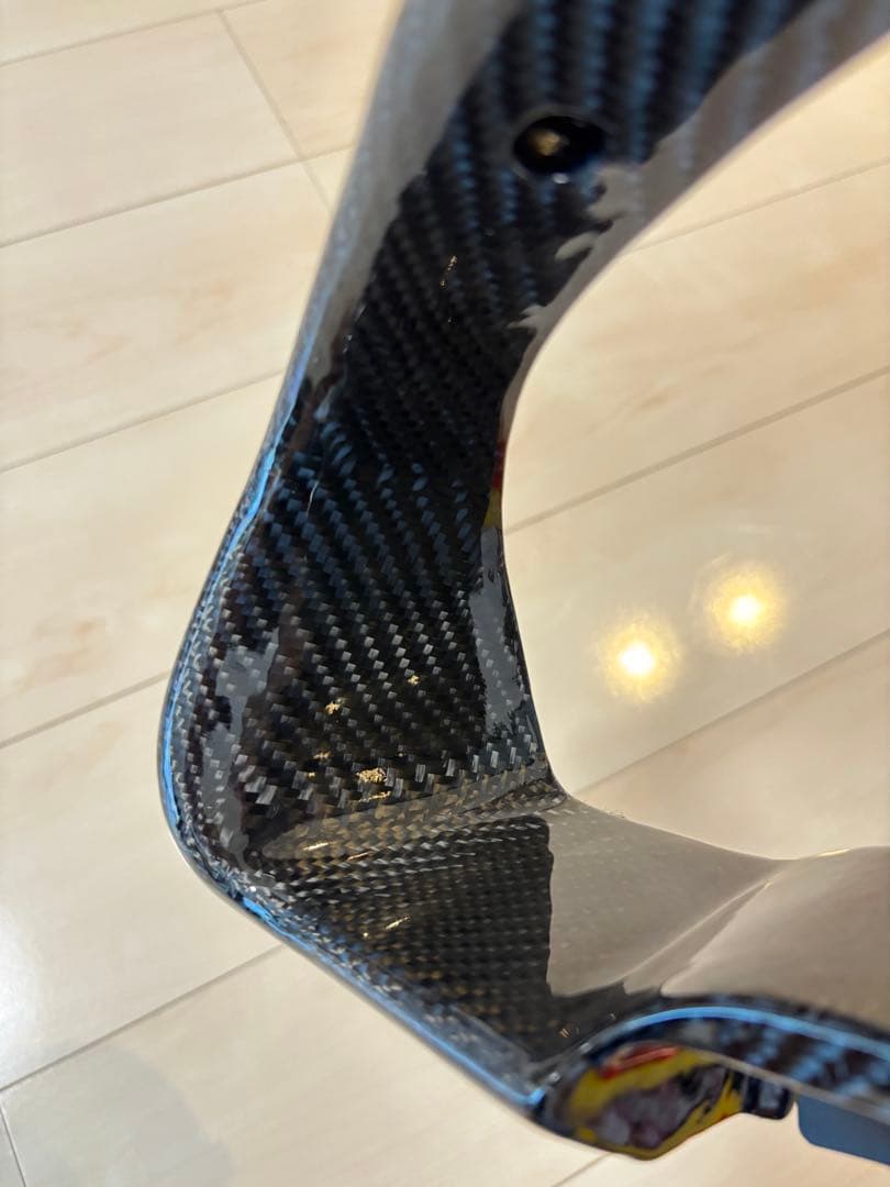 日産 純正 綾織カーボンメーターパネル （中古）