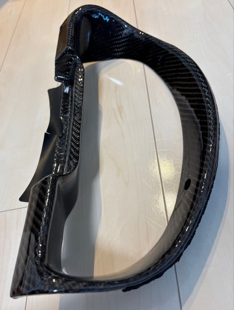 日産 純正 綾織カーボンメーターパネル （中古）