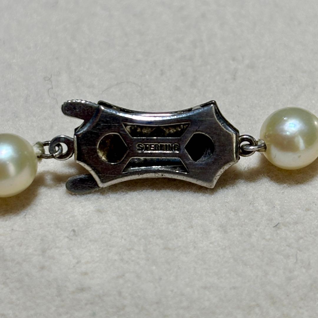 あこや真珠✨　ネックレス　約6.5-7.0 シルバー刻印　本真珠　冠婚葬祭