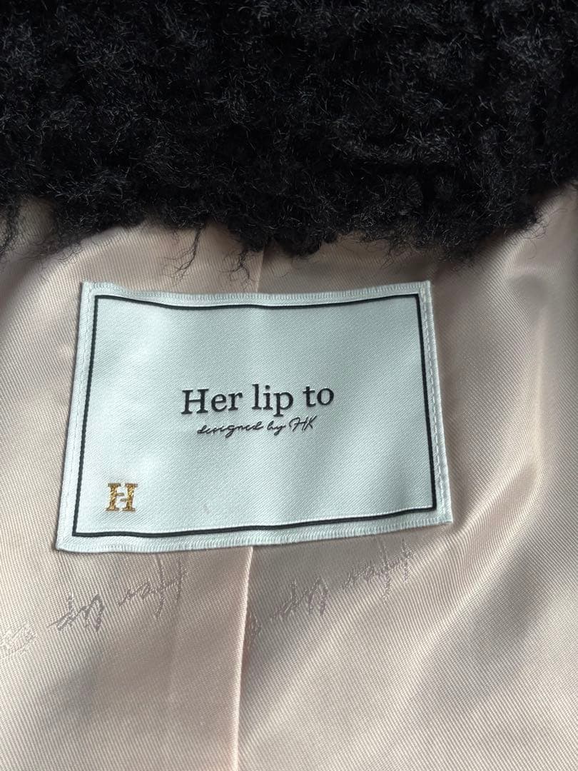 最終価格herliptoハーリップトゥ Faux Fur Coat M