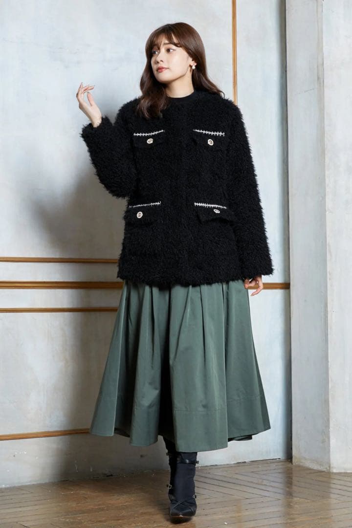 最終価格herliptoハーリップトゥ Faux Fur Coat M
