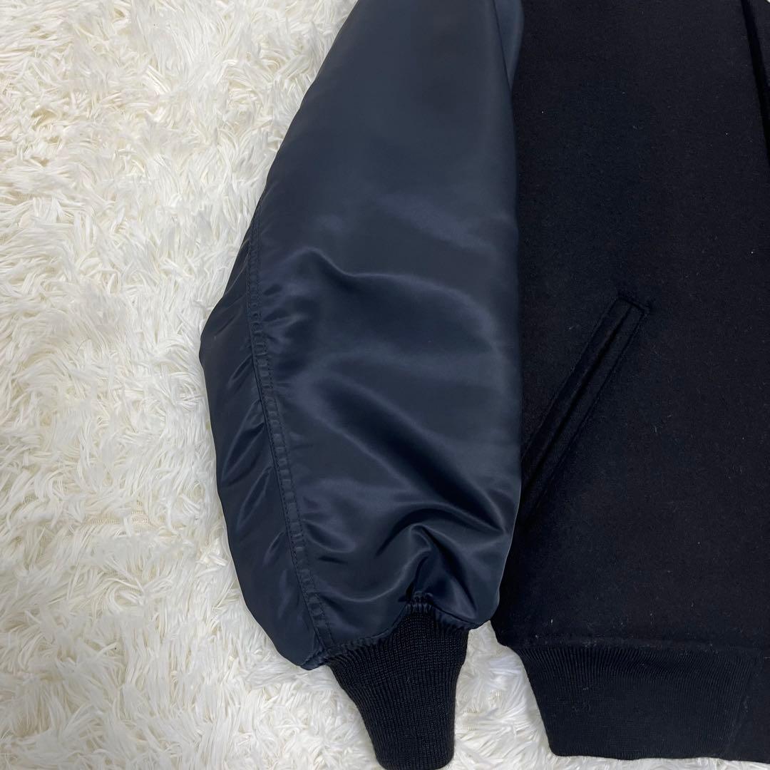 SKOOKUM × monkey time MA1スリーブ バーシティジャケット