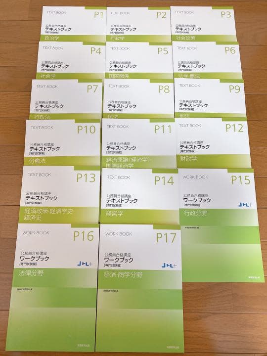 実務教育出版　公務員対策セット（専門科目）