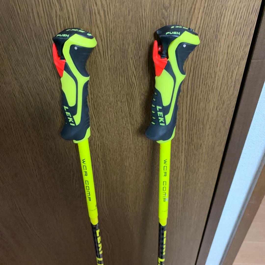 LEKI WC COMP スキー用ストック　117cm ＋sinano ストック