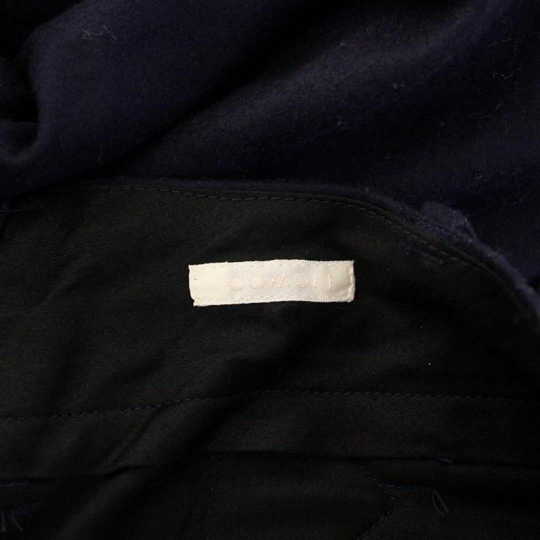 COMOLI フラノバックストラップパンツ