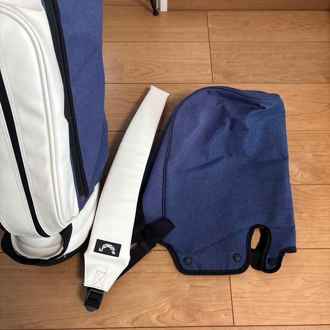 あ*き様 JONES キャディバッグ ネイビー/ホワイト