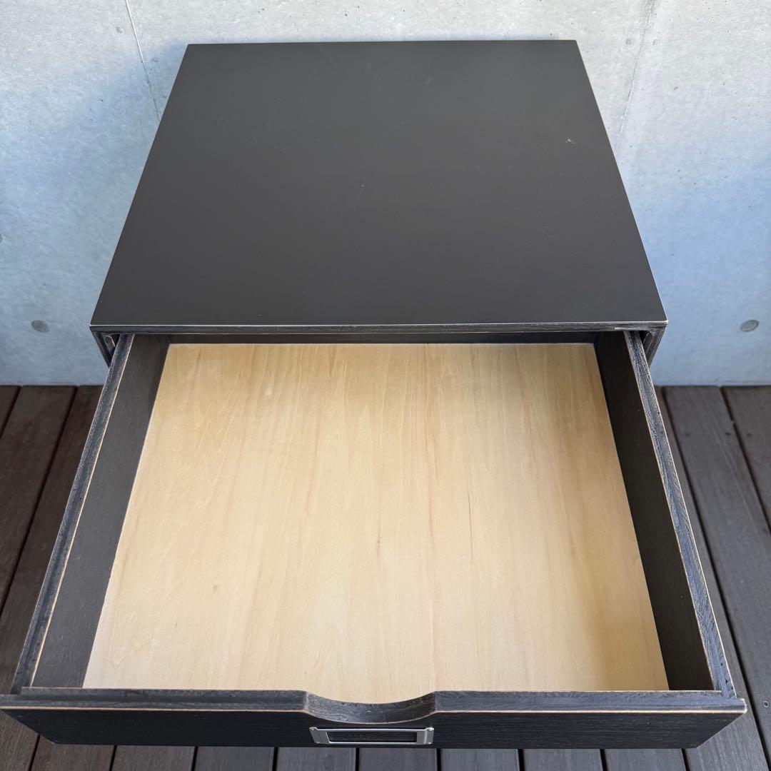 M&M カスタムパフォーマンス　木製5段収納ラック キャスター付き