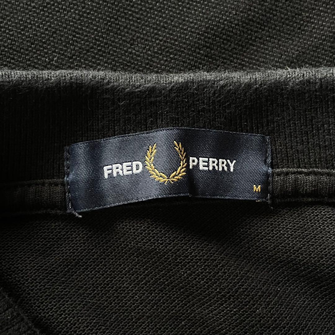 FRED PERRY M3600 ポロシャツ ティップライン 青黒