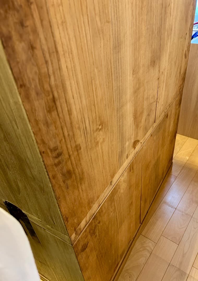 【中古品】桐箪笥　着物収納　時代家具　桐製　アンティーク　昭和レトロ　送料込