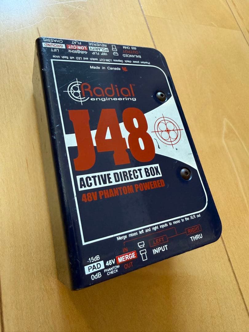 Radial J48 MK2 ダイレクトボックス　正常動作確認済み