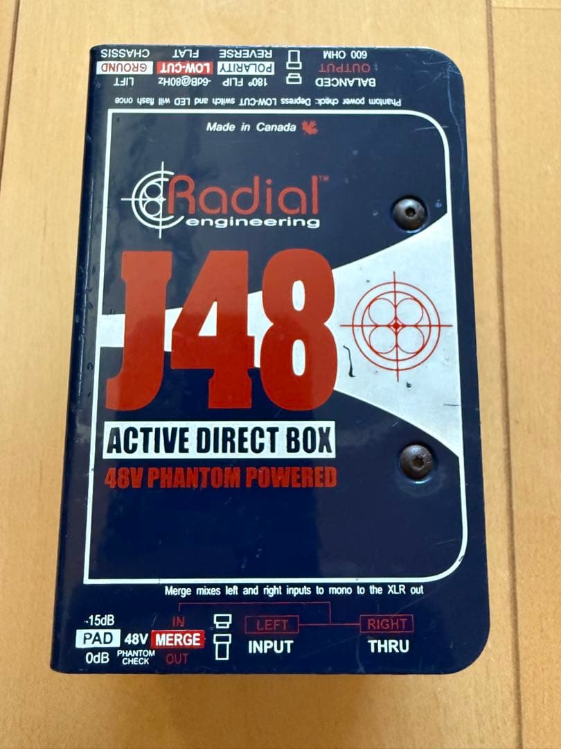 Radial J48 MK2 ダイレクトボックス　正常動作確認済み
