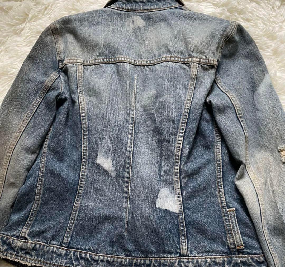 ドルチェアンドガッパーナ レオパード柄 デニムジャケット