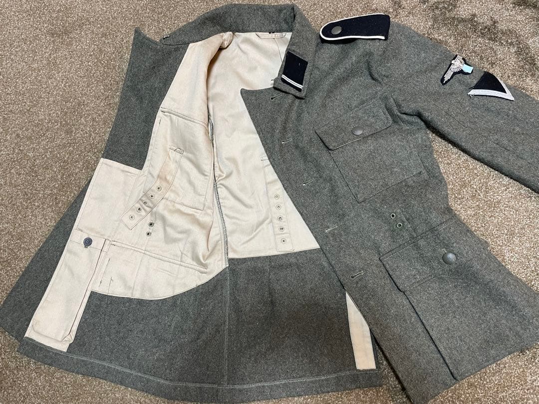 ww2ドイツ　武装SS M43野戦服