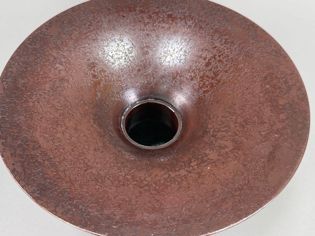 いけばな　池坊　銅唐銅　花瓶　花器　銅器　華道具