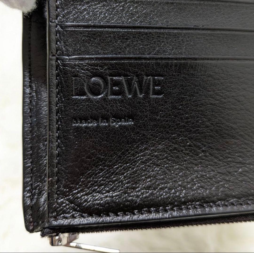 超値下げ美品‼️LOEWE アナグラム トライフォールドウォレット ロエベ 財布