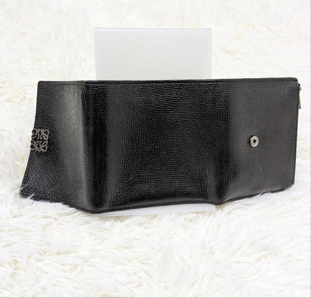 超値下げ美品‼️LOEWE アナグラム トライフォールドウォレット ロエベ 財布