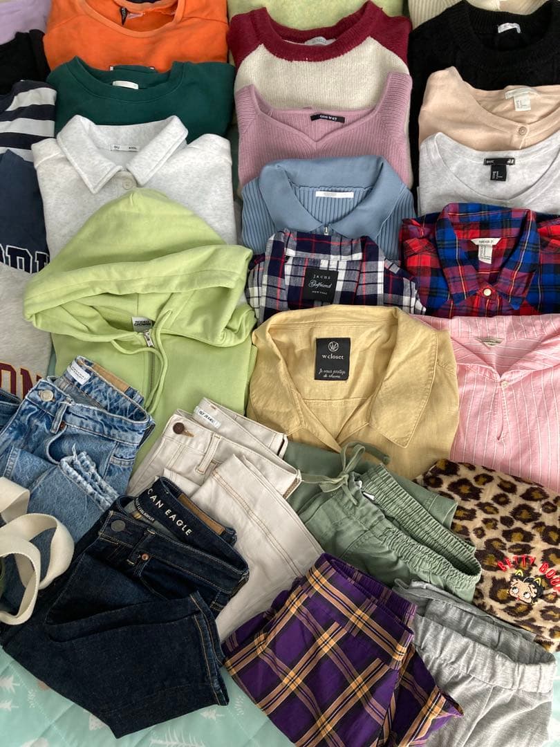 レディース服　まとめ売り☆トップス　パンツ　ジーンズ　ロングスカート☆Mサイズ