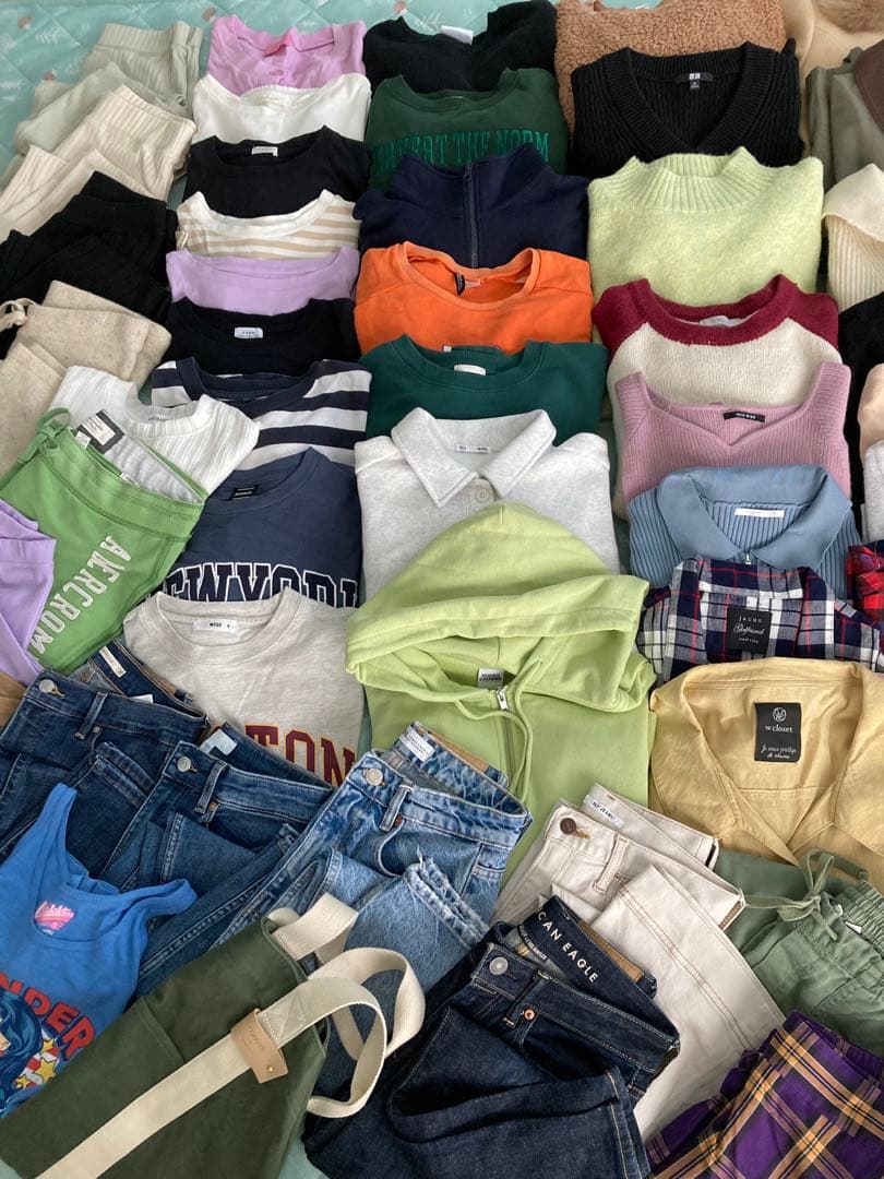 レディース服　まとめ売り☆トップス　パンツ　ジーンズ　ロングスカート☆Mサイズ