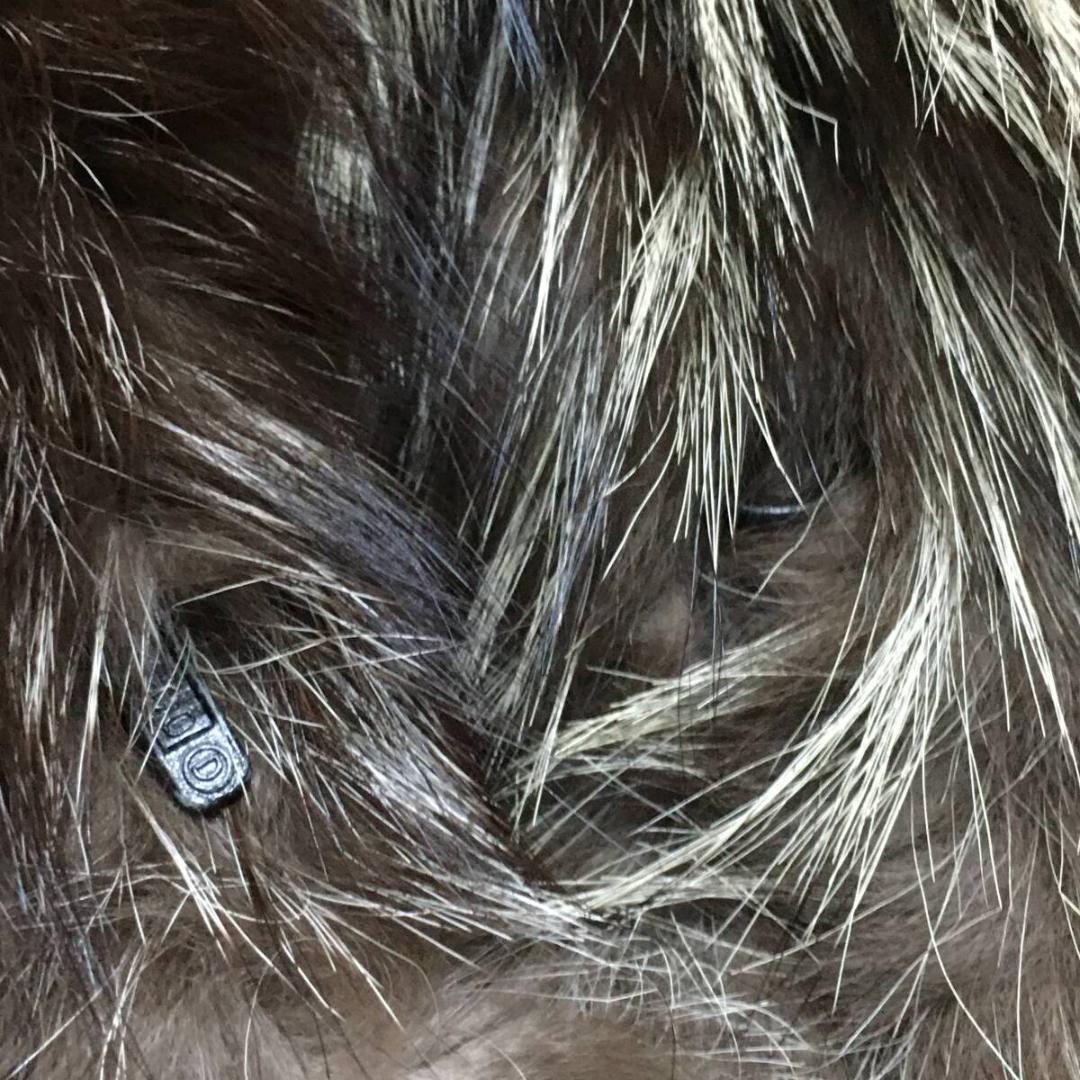 シルバーフォックス ファーコート ハーフコート リアルファー