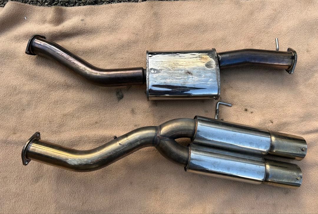 s15 シルビア　k-power デュアルマフラー　s13 s14 当時　希少