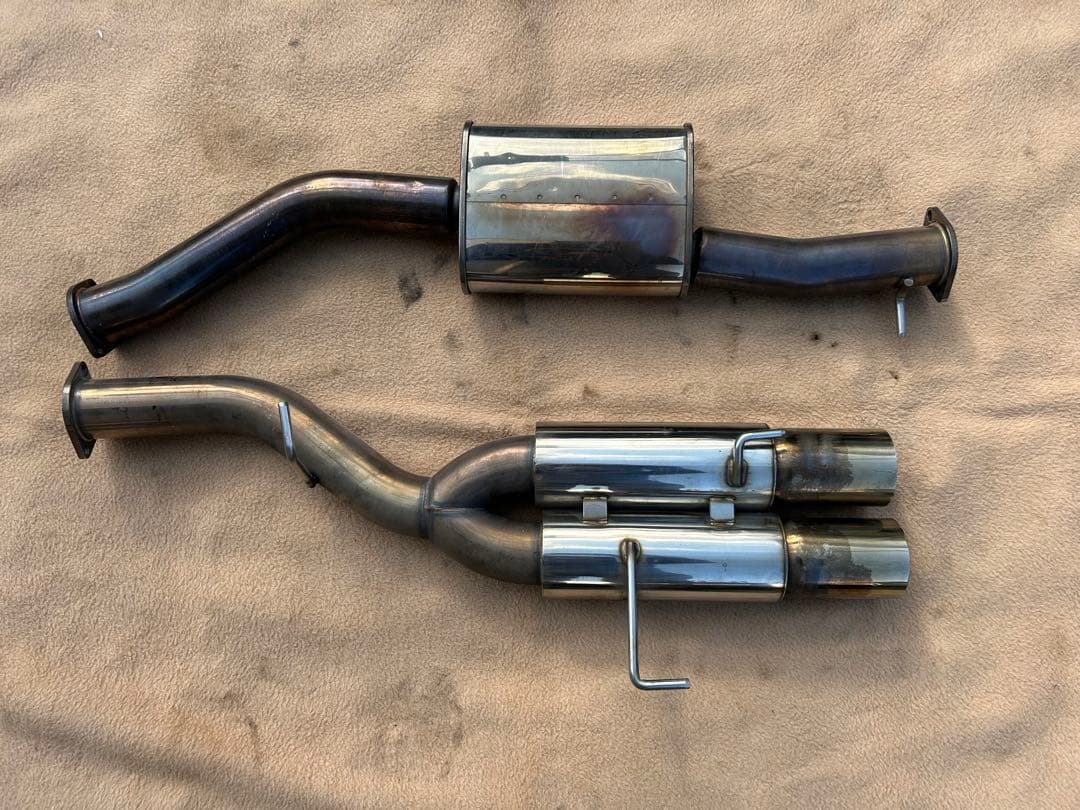 s15 シルビア　k-power デュアルマフラー　s13 s14 当時　希少