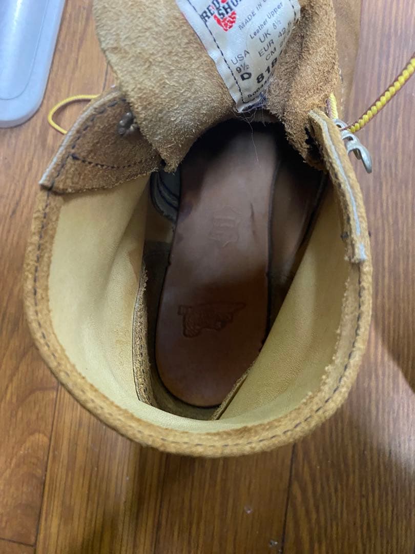 レッドウイング　8181 ブラウン スエード　us9.5