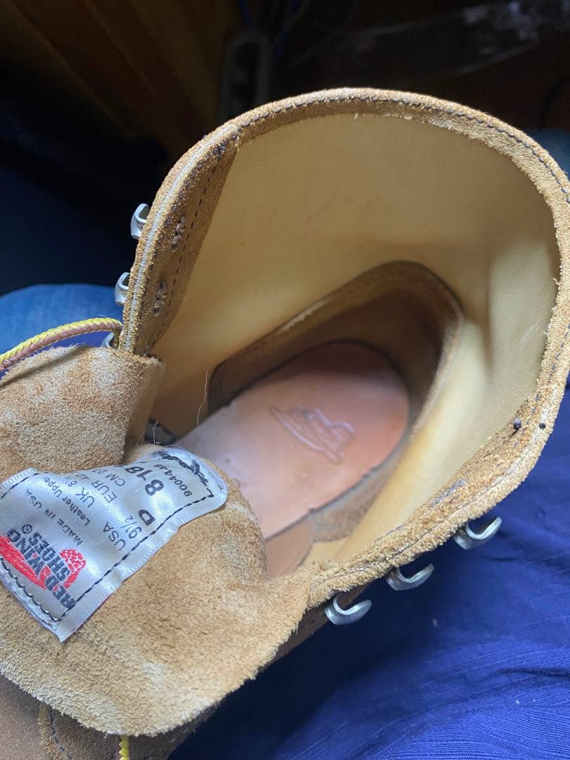 レッドウイング　8181 ブラウン スエード　us9.5