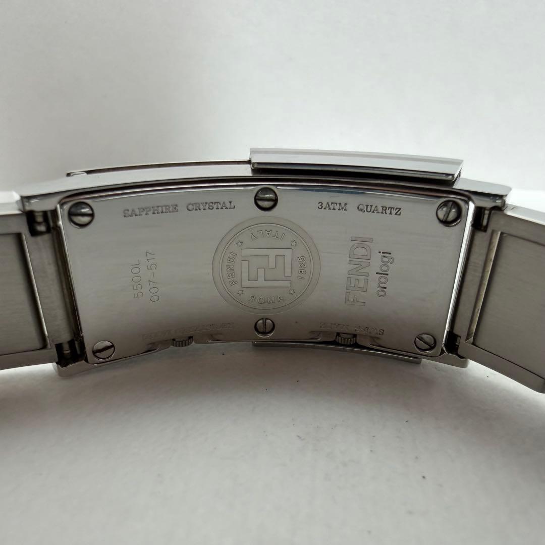 【稼働/新品電池/箱付】フェンディ 5500L 腕時計 ダブルフェイス クォーツ