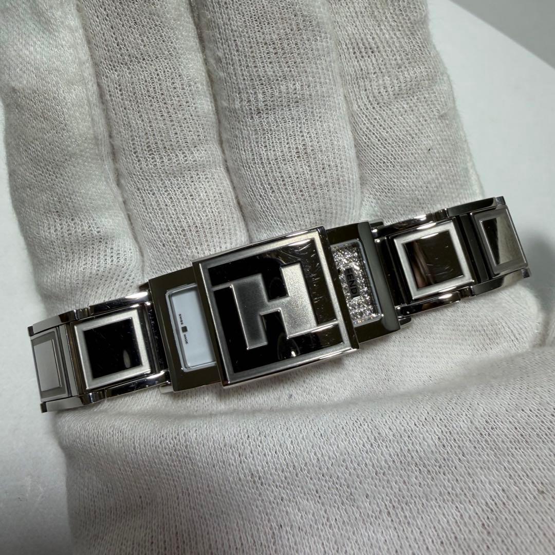 【稼働/新品電池/箱付】フェンディ 5500L 腕時計 ダブルフェイス クォーツ