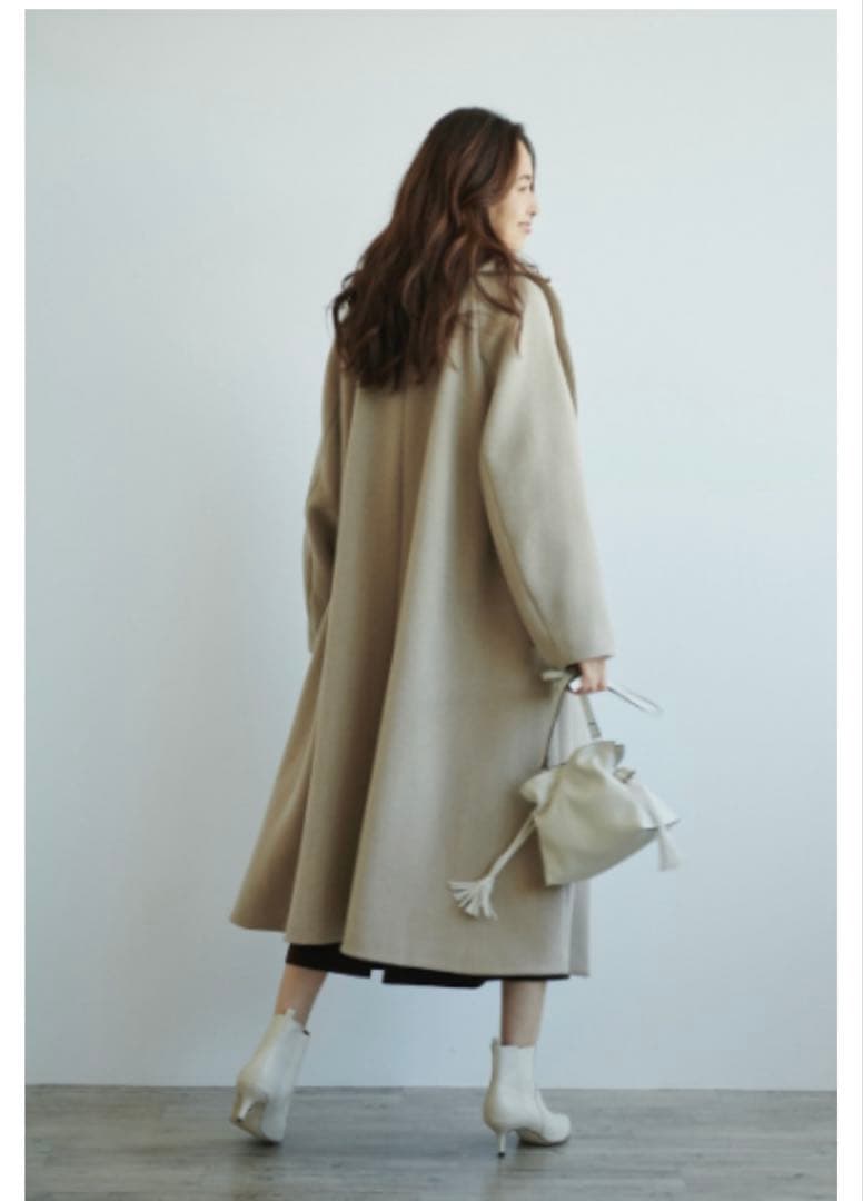 LOUNIE バックフレアコート