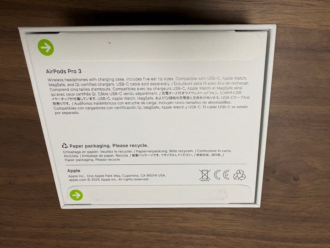 イヤホン apple airpods pro3