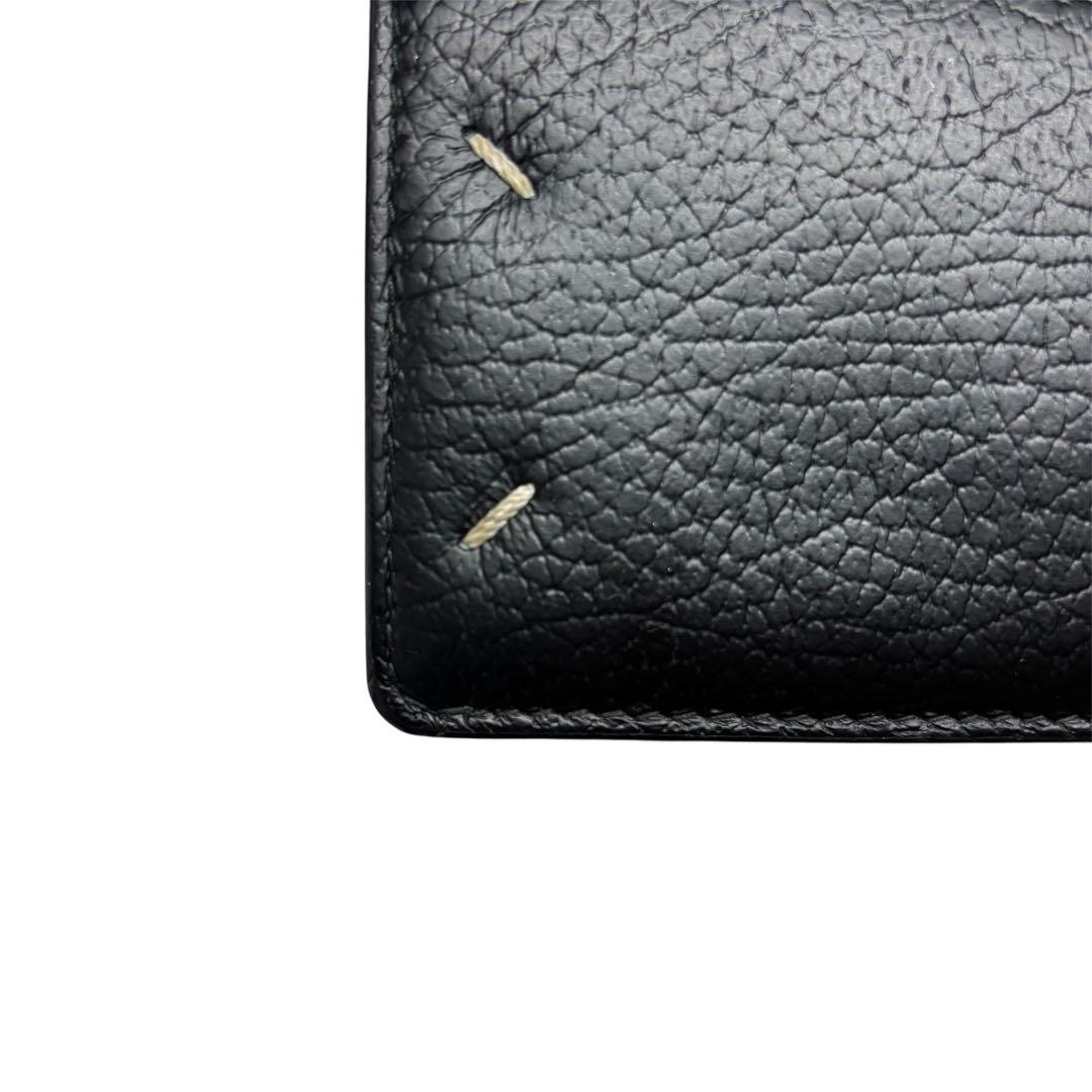 希少 メゾンマルジェラ 4ステッチ エンベロープ 三つ折り財布 コンパクトミニ