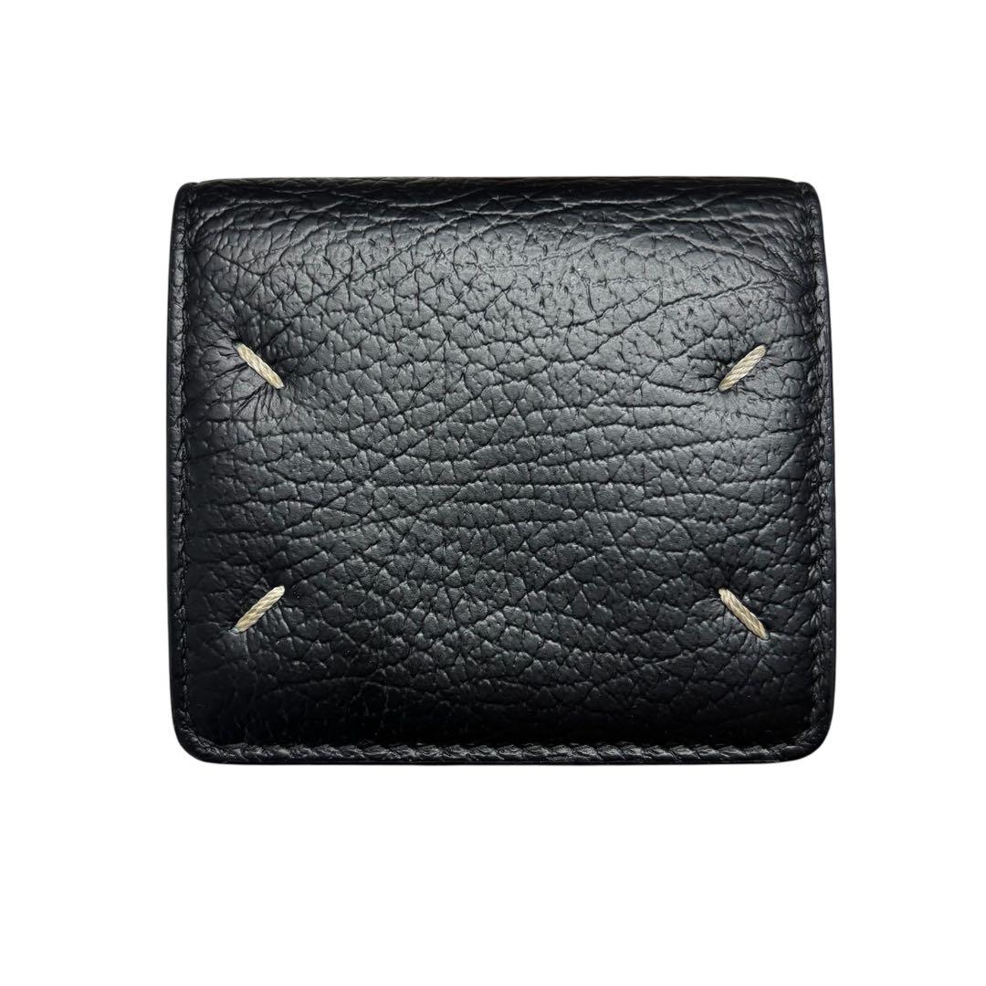 希少 メゾンマルジェラ 4ステッチ エンベロープ 三つ折り財布 コンパクトミニ