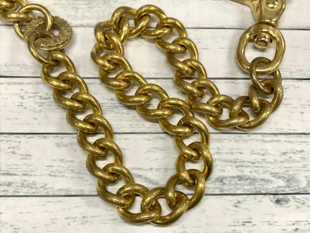 IRON HEART ウォレットチェーン フックタイプ 真鍮　5909