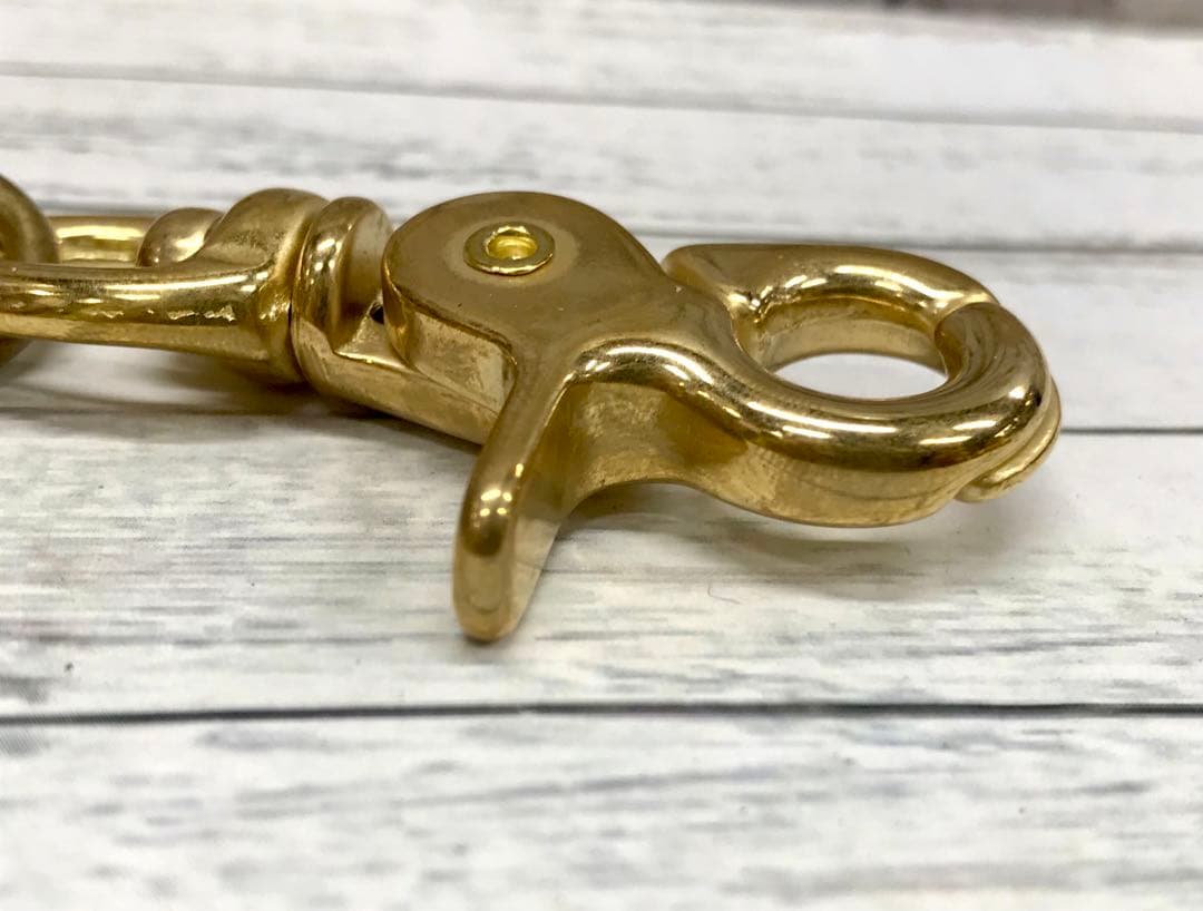 IRON HEART ウォレットチェーン フックタイプ 真鍮　5909