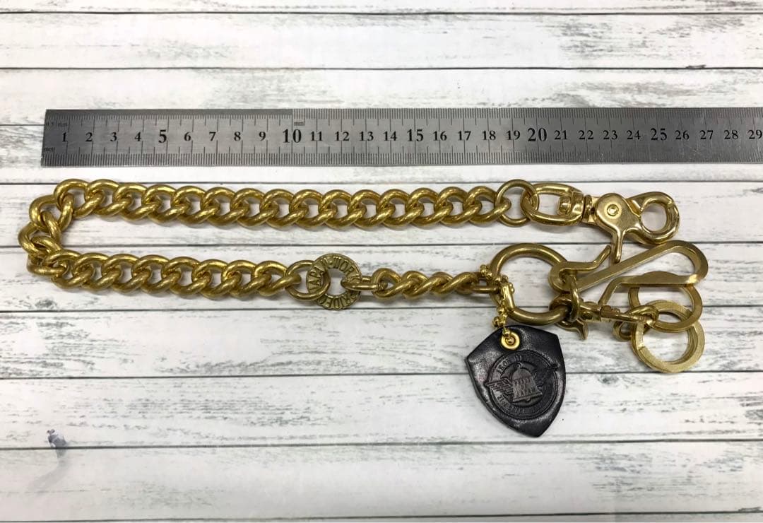 IRON HEART ウォレットチェーン フックタイプ 真鍮　5909