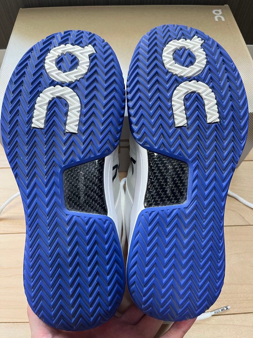 シューズ(男性用) On THE ROGER Pro 2 White/Indigo 25.5