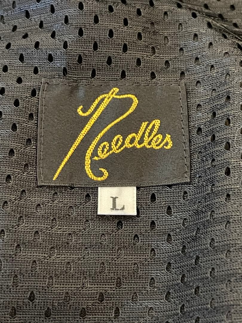 Needles トラックパンツ ベージュ/ターコイズ ナローサイズL