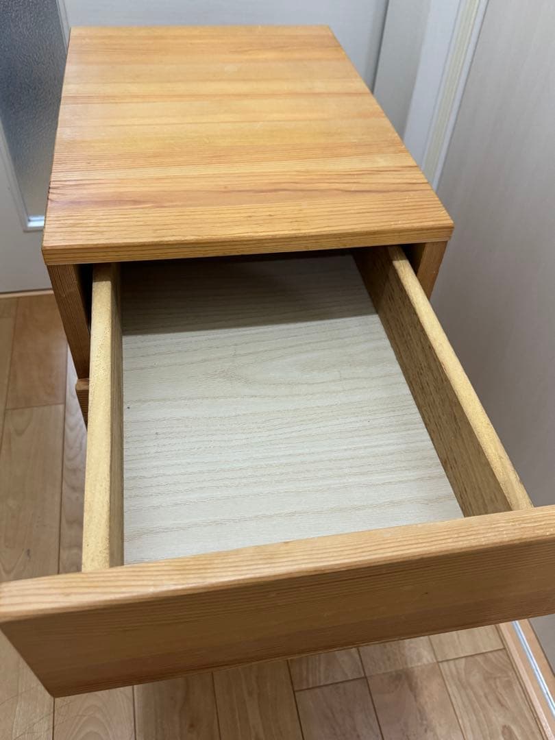 無印　デスクキャビネット　キャスター付