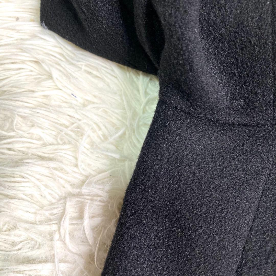 Paul smith チェスターコート カシミヤ100% ロング 黒 L ロング