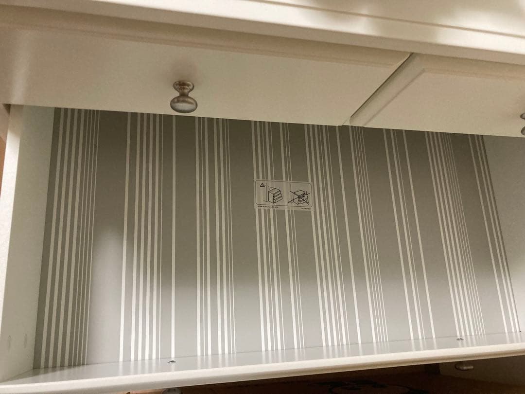 IKEA ティッセダール 3段チェスト ホワイト