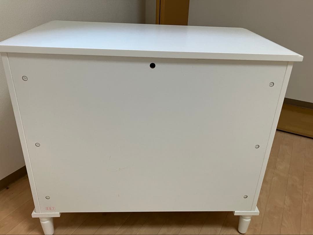 IKEA ティッセダール 3段チェスト ホワイト