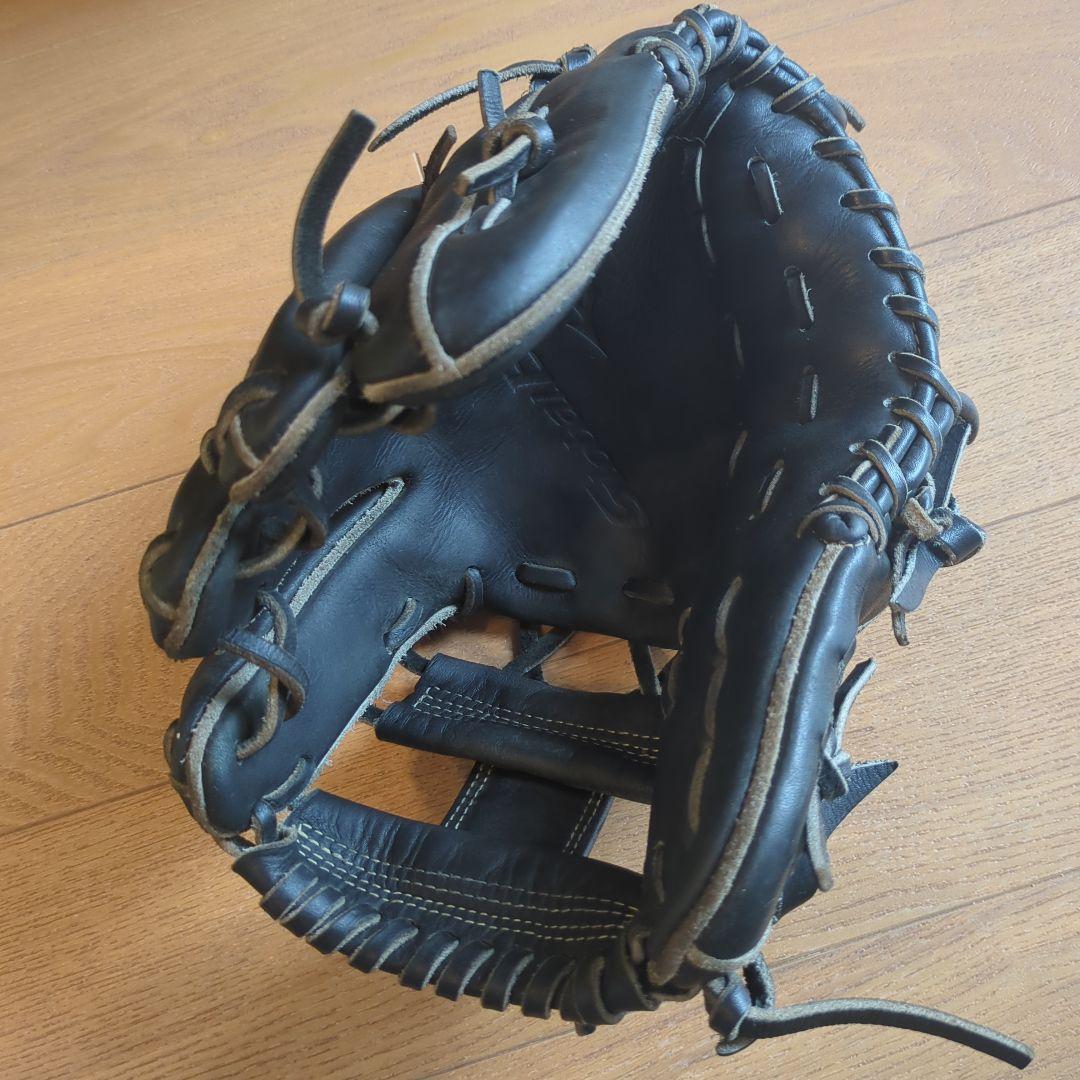 Global Elite 硬式グローブ Dlink NEO 黒 型付け済み