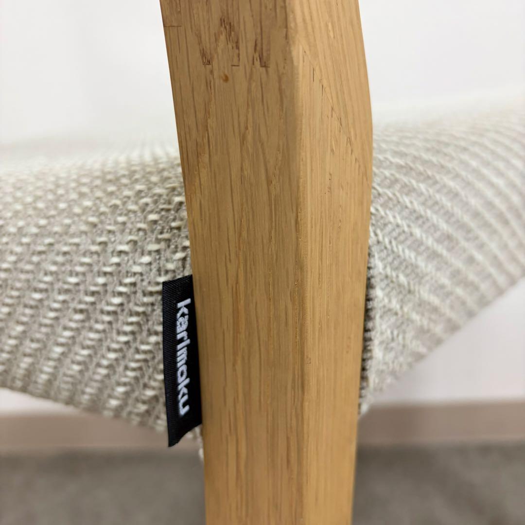 【karimoku】食堂椅子CU1615E380(2017年生産)4脚セット