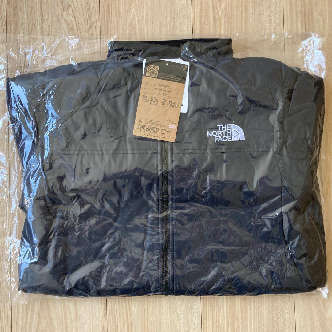 150cm ノースフェイス キッズ リバーシブルコージージャケット K 黒