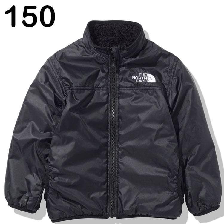150cm ノースフェイス キッズ リバーシブルコージージャケット K 黒