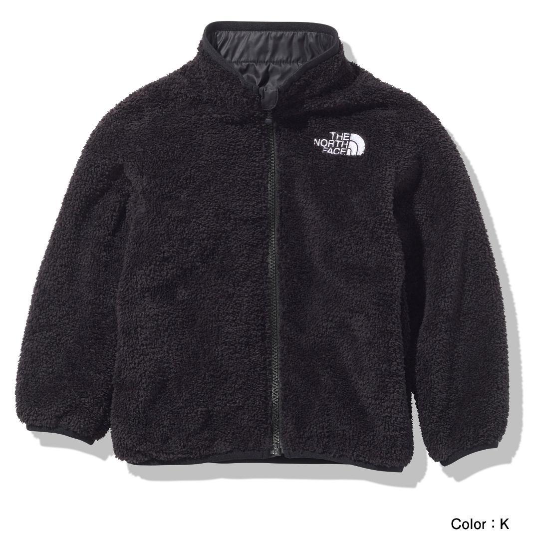 150cm ノースフェイス キッズ リバーシブルコージージャケット K 黒