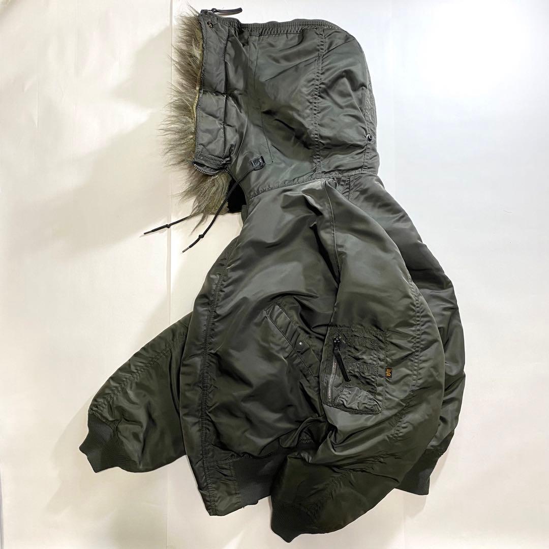 わけあり USA製 ALPHA アルファ N-2B n2b IDEAL カーキ