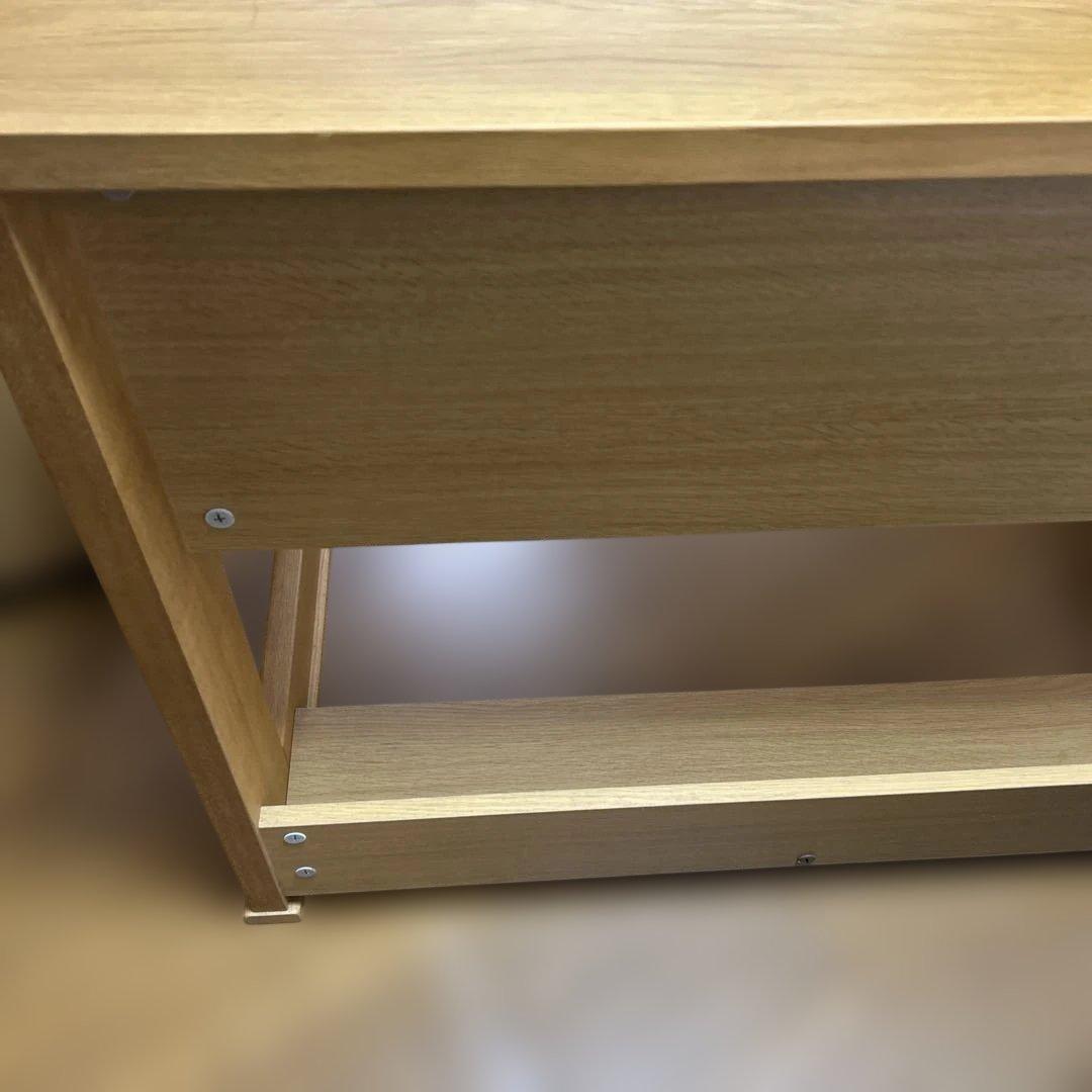 出品者送料負担　イトーキ学習机 天然木　ウッド　木製