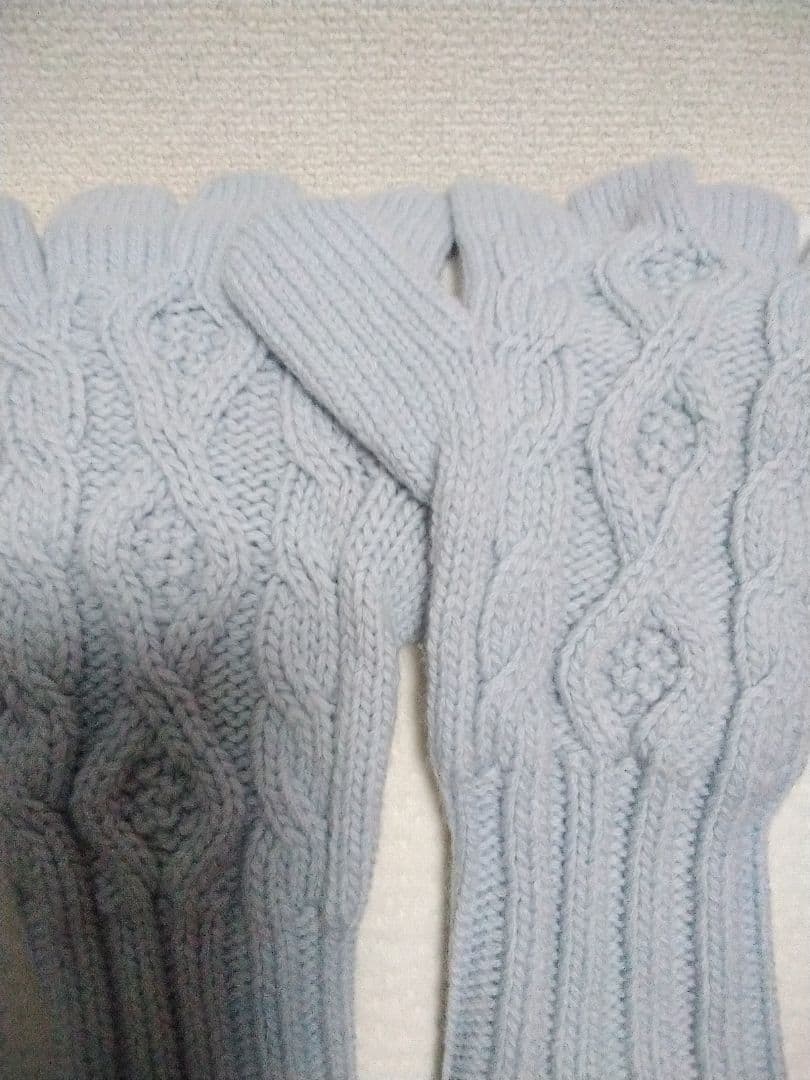 ユナイテッドアローズ　【別注】ジョンストンズ　カシミヤ アラン グローブ　手袋